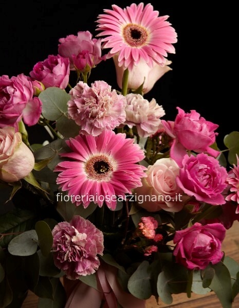 AMORE ROSA - COMPOSIZIONE IN VASO